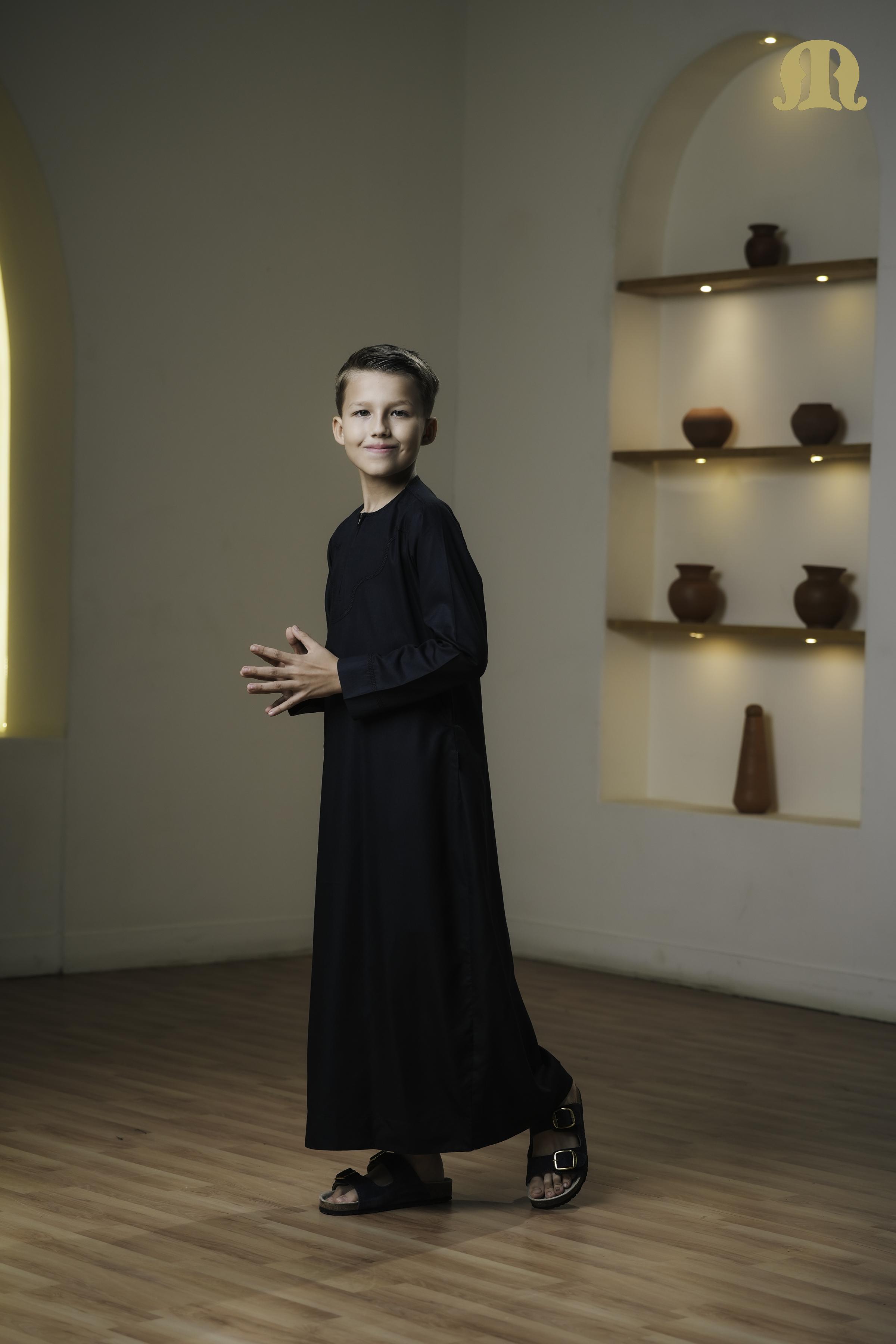 Kurvig Omani 2.0 White Thobe Kids